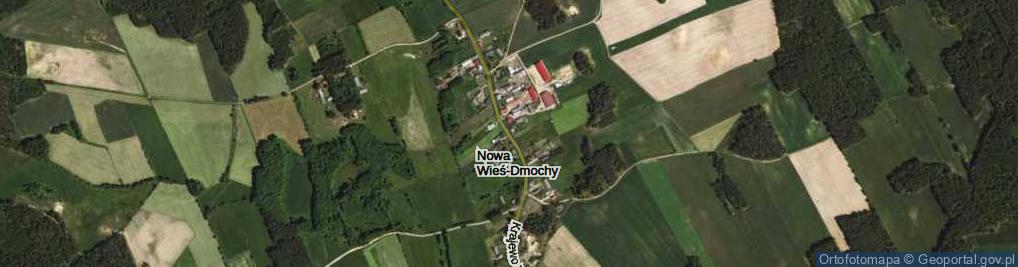 Zdjęcie satelitarne Nowa Wieś-Dmochy ul.